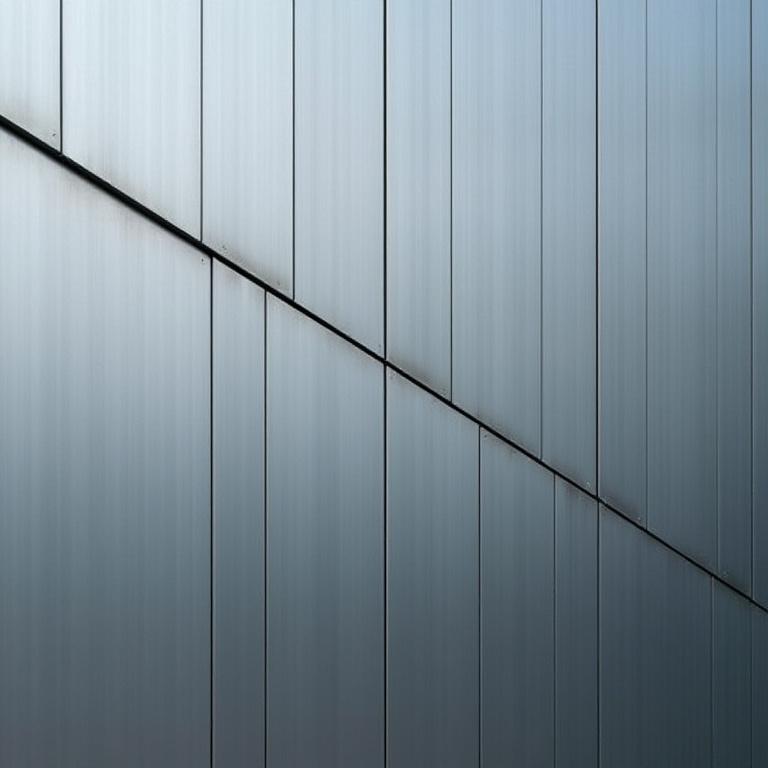 Stahlfassade Detail Wohnbau